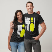 Bowling Team Patriottische Bowling T-shirt (Unisex)