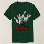 Bowling Team Pin Pals T-shirt (Design voorkant)