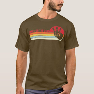 Bowling Team Retro Strike 300 Bowler Cool T-shirt