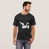 Bowling Team Splits N Giggles Matching League Gif T-shirt (Voorkant volledig)