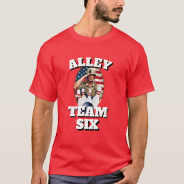 Bowling Team Sporten Nieuwigheid ALLEY TEAM ZES T-shirt