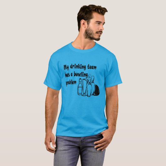 Bowling Team T-shirt (Voorkant volledig)