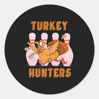 Bowling Team Turkije Jagers Ronde Sticker