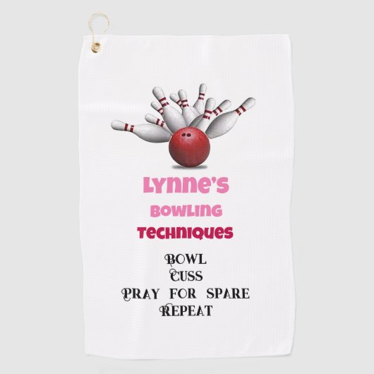 Bowling technieken Bowling handdoek (Voorkant)