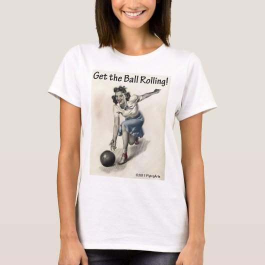 Bowling Tee Shirt (Voorkant)