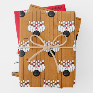 Bowling Tharese Gepersonaliseerd Inpakpapier Vel
