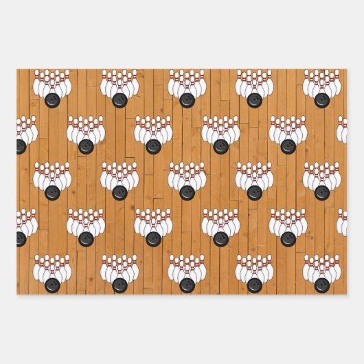 Bowling Tharese Gepersonaliseerd Inpakpapier Vel (Voorkant)