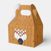 Bowling Thayed Birthday Party Favor Box Bedankdoosjes (Achterkant)