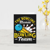 Bowling The Bowling Stones Funny Bowlers Bowling L Kaart (Gele Bloem)
