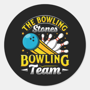 Bowling The Bowling Stones Funny Bowlers Bowling L Ronde Sticker