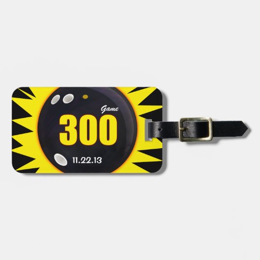 Bowling the Perfect Game, Ball Bag, Bagagelabel (Voorkant horizontaal)