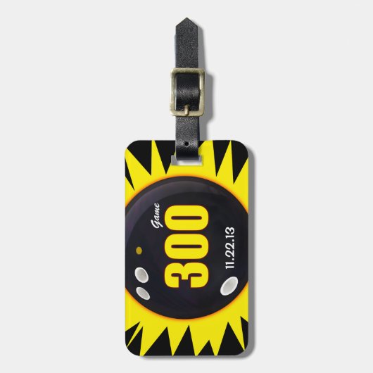 Bowling the Perfect Game, Ball Bag, Bagagelabel (Voorkant verticaal)