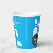 Bowling thema kind verjaardagsfeestje beschikbaar papieren bekers (Rechts)