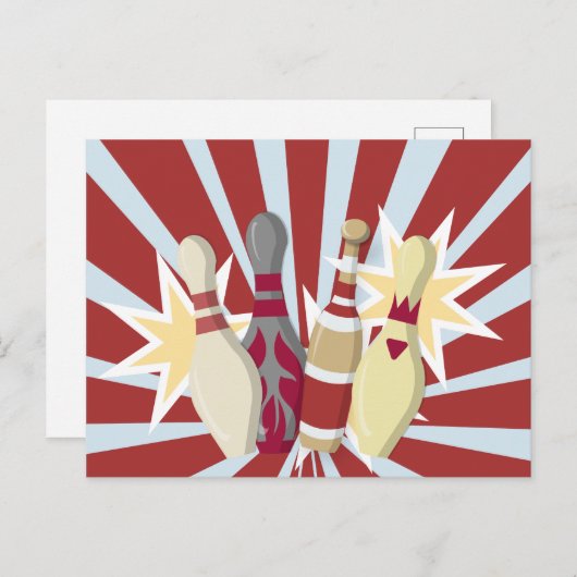  Bowling Thleed Briefkaart (Voorkant / Achterkant)