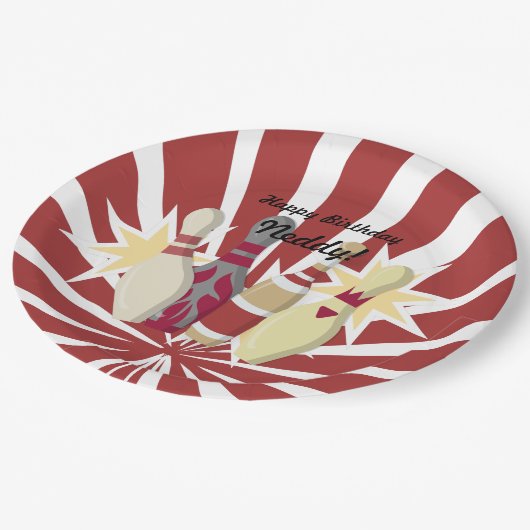  Bowling Thleed Papieren Bordje (Gekanteld)