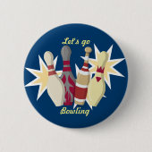  Bowling Thleed Ronde Button 5,7 Cm (Voorkant)