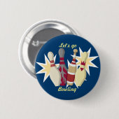  Bowling Thleed Ronde Button 5,7 Cm (Voorkant /achterkant)