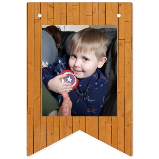 Bowling Thmed Birthday Party Photo and Age Vlaggetjes (Tweede vlag)