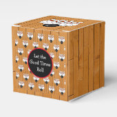 Bowling Thmet Birthday Party Bedankdoosjes (Voorkant Zijde)