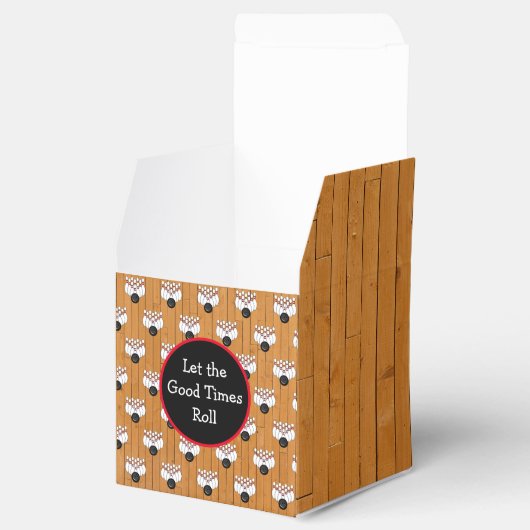 Bowling Thmet Birthday Party Bedankdoosjes (Geopend)