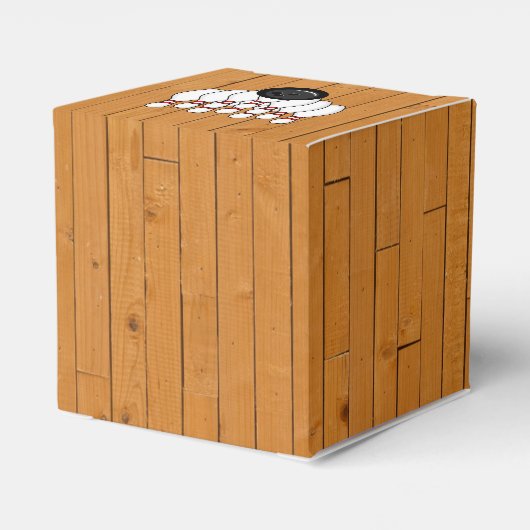 Bowling Thmet Birthday Party Bedankdoosjes (Achterkant)