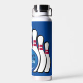 Bowling Thor kopervacuüm, geïsoleerd Waterfles (Achterkant)