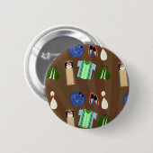 Bowling Time! Ronde Button 5,7 Cm (Voorkant /achterkant)