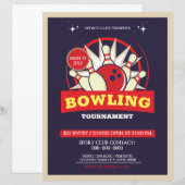 Bowling Toernooi flyer (Voorkant / Achterkant)