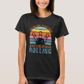 Bowling Together Makes A Relationship Rolling  Cou T-shirt (Voorkant)