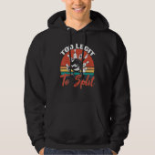 Bowling Too Legit To Split Bowler Bowling Alley Bo Hoodie (Voorkant)