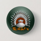 Bowling Turkey Ronde Button 5,7 Cm (Voorkant)