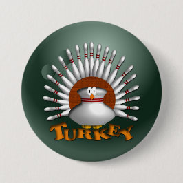 Bowling Turkey Ronde Button 7,6 Cm