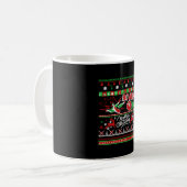 Bowling Ugly Kerstmis Koffiemok (Voorkant links)