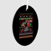 Bowling Ugly Kerstmis Ornament (voorkant)