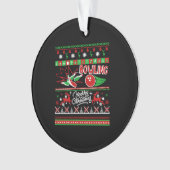 Bowling Ugly Kerstmis Ornament (voorkant)