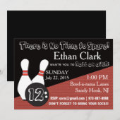 Bowling uitnodiging voor iedereen! (Voorkant / Achterkant)