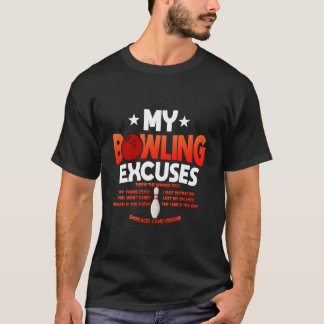 Bowling-uitvluchten zeggen t-shirt