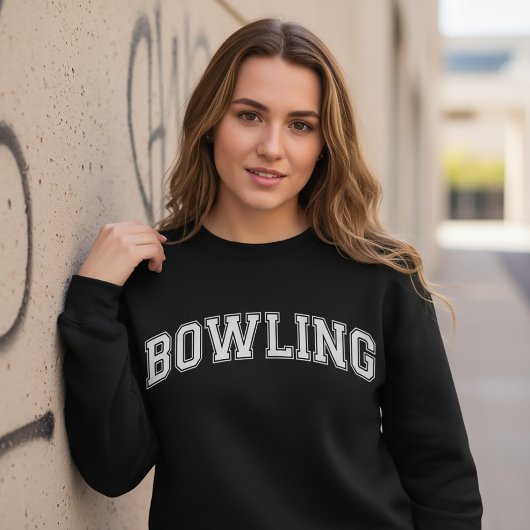 BOWLING University-Style Sweater Amerika College