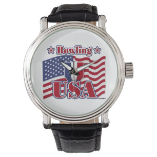 Bowling USA Horloge