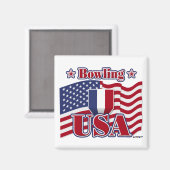 Bowling USA Magneet (Voorkant / Achterkant)