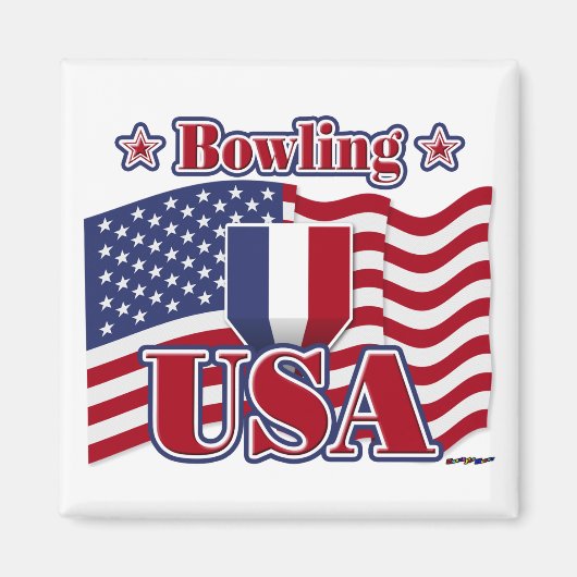 Bowling USA Magneet (Voorkant)