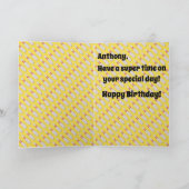 Bowling Verjaardag Kaart (Binnen)