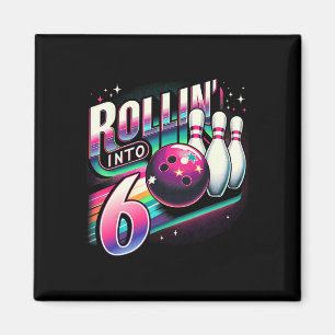Bowling Verjaardag Rol In 6 Feestje 6de Verjaardag Magneet