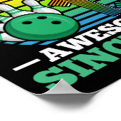 Bowling verjaardagsfeest rolt in 13 jaar 13e poster (Hoek)