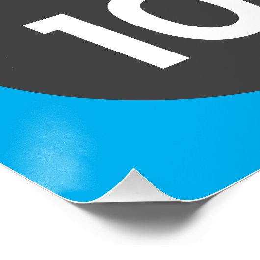 Bowling Verjaardagsfeest sjabloon poster teken (Hoek)