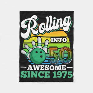 Bowling Verjaardagsfeestje Rol 50 Jaar 50ste Fleece Deken