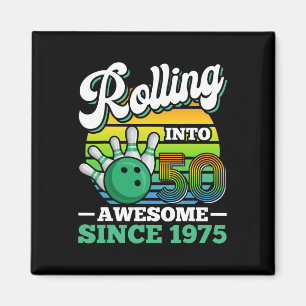 Bowling Verjaardagsfeestje Rol 50 Jaar 50ste  Magneet