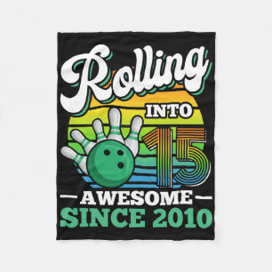 Bowling Verjaardagsfeestje Rolde 15 Jaar 15e Verja Fleece Deken