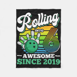 Bowling verjaardagsfeestje rolt 6 jaar binnen Jong Fleece Deken