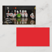 Bowling  visitekaartje (Voorkant / Achterkant)